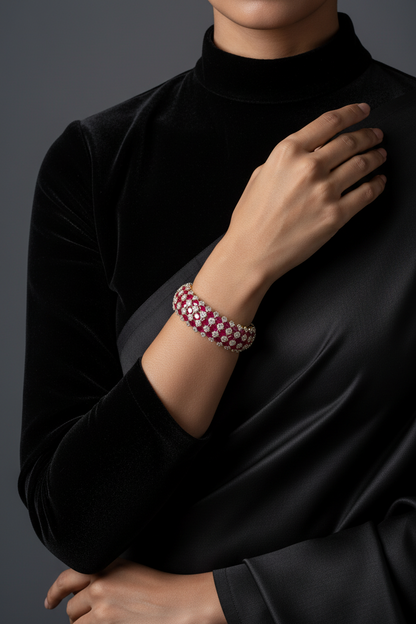 Polki bangles polki Jewelry,Pure Silver Jewellery Indian ,diamond bangles kundan jewelry,south indian bridal jewelry-NIHIRA-SHABURIS