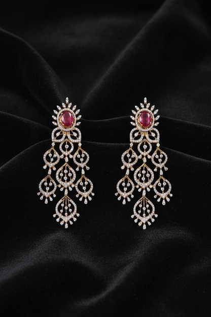 Polki Studs Polki Earrings Cocktail Earrings Diamond Studs Diamond Earrings Simple Studs Pearl Studs 925 Silver Earrings Silver Jewelry - SHABURIS