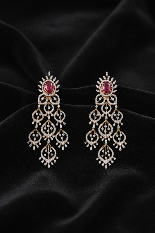 Polki Studs Polki Earrings Cocktail Earrings Diamond Studs Diamond Earrings Simple Studs Pearl Studs 925 Silver Earrings Silver Jewelry - SHABURIS