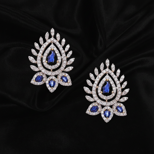 Polki Studs Polki Earrings Cocktail Earrings Diamond Studs Diamond Earrings Simple Studs Pearl Studs 925 Silver Earrings Silver Jewelry - SHABURIS