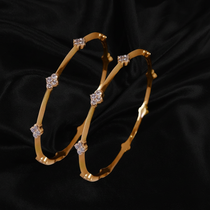 Diamond Bangles,South Indian Jewelry,silver indian Bangles,pure silver Swaroski Bangles,Indian Wedding Jewelry -NIHIRA-SHABURIS