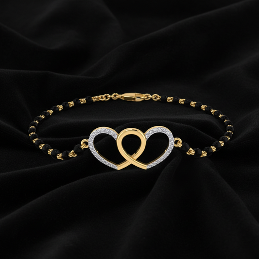 Black beads bracelet Daily wear bracelet 925 silver bangle 925 Silver Jewelry -SHABURIS