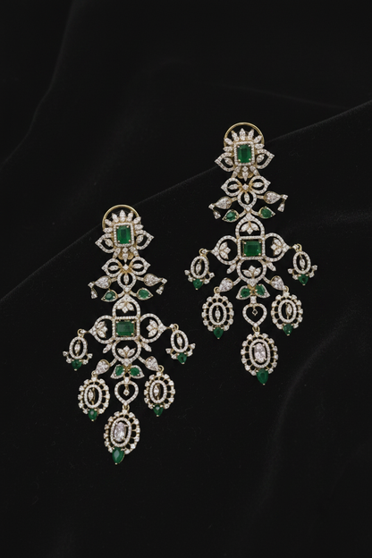 Polki Studs Polki Earrings Cocktail Earrings Diamond Studs Diamond Earrings Simple Studs Pearl Studs 925 Silver Earrings Silver Jewelry - SHABURIS