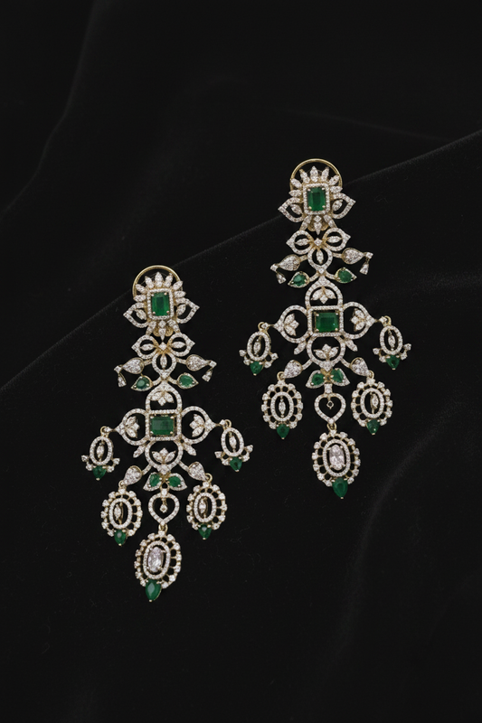 Polki Studs Polki Earrings Cocktail Earrings Diamond Studs Diamond Earrings Simple Studs Pearl Studs 925 Silver Earrings Silver Jewelry - SHABURIS