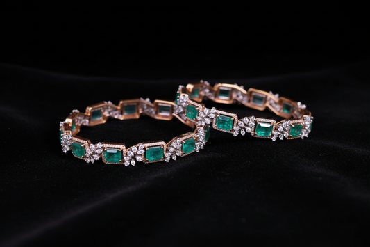 Diamond Jewelry,Pure Silver Jewelry Indian ,Diamond bangles,Indian bangles,Indian Bridal,Indian Wedding Jewelry-SHABURIS jewelry