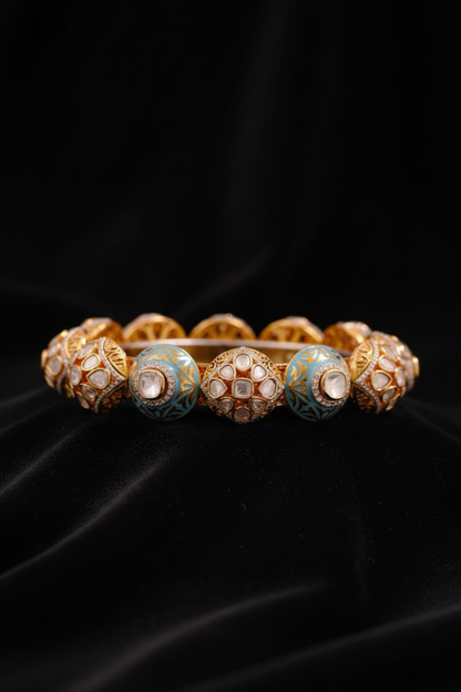 Pacheli Jewelry,Pure Silver Jewelry Indian ,polki bangles,Indian bangles,Indian Bridal,Indian Wedding Jewelry-SHABURIS jewelry