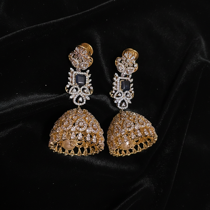 Polki Studs Polki Earrings Cocktail Earrings Diamond Studs Diamond Earrings Simple Studs Pearl Studs 925 Silver Earrings Silver Jewelry - SHABURIS