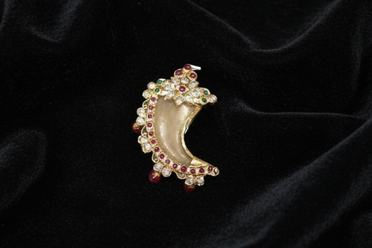 Puligoru Pendent choker,jali work,vinayaka antique jewelry,jaali work chain,lyte weight choker necklace,lord ganesha