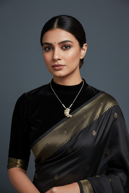 Puligoru Pendent choker,jali work,vinayaka antique jewelry,jaali work chain,lyte weight choker necklace,lord ganesha
