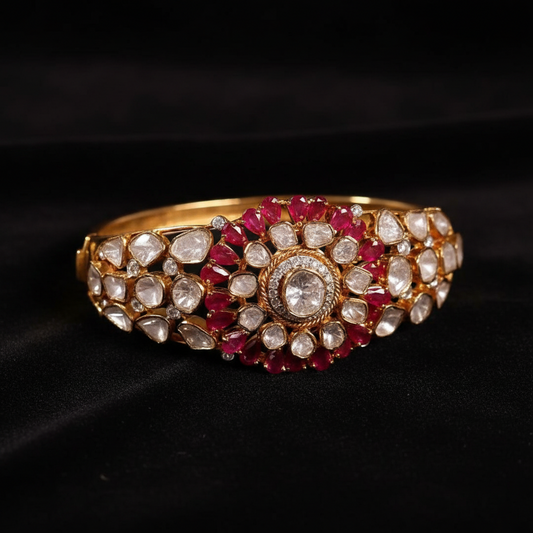 Pacheli Jewelry,Pure Silver Jewelry Indian ,polki bangles,Indian bangles,Indian Bridal,Indian Wedding Jewelry-SHABURIS jewelry