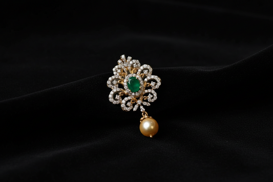 Coral pendant Pure Silver jewelry Indian ,diamond pendant,Indian Necklace,Indian Bridal,Indian Wedding Jewelry-SHABURIS