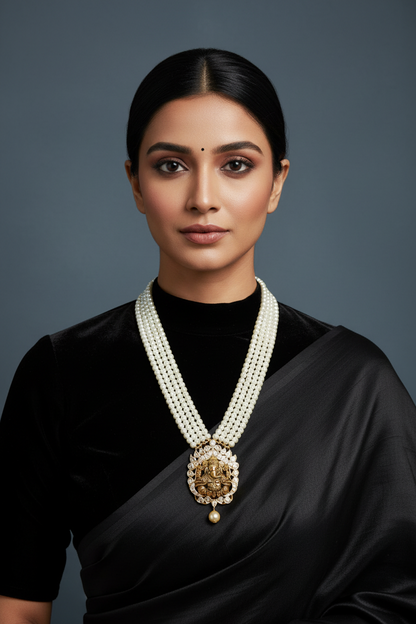 Ganesha Pendent choker,jali work,vinayaka antique jewelry,jaali work chain,lyte weight choker necklace,lord ganesha