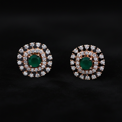 Polki Studs Polki Earrings Cocktail Earrings Diamond Studs Diamond Earrings Simple Studs Pearl Studs 925 Silver Earrings Silver Jewelry - SHABURIS