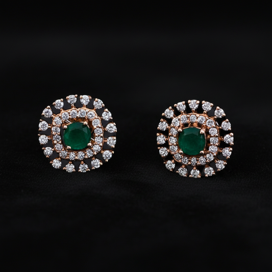 Polki Studs Polki Earrings Cocktail Earrings Diamond Studs Diamond Earrings Simple Studs Pearl Studs 925 Silver Earrings Silver Jewelry - SHABURIS