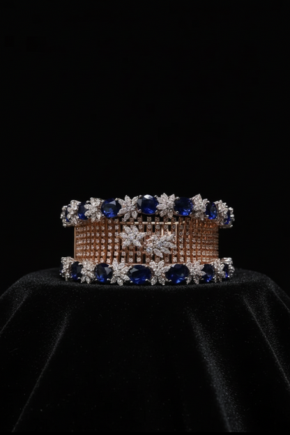 Diamond bangle Pure Silver jewelry Indian ,diamond bangles ,Indian gold jewelry designs diamond jewelry look a like  - SHABURIS