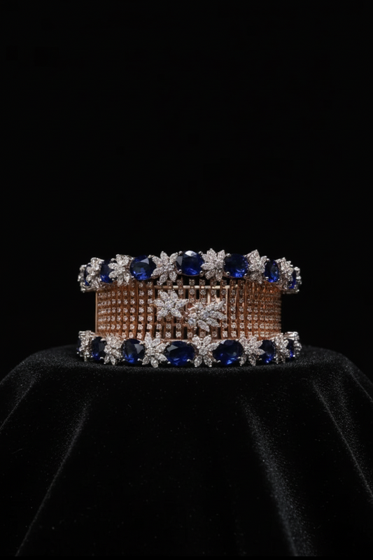 Diamond bangle Pure Silver jewelry Indian ,diamond bangles ,Indian gold jewelry designs diamond jewelry look a like  - SHABURIS