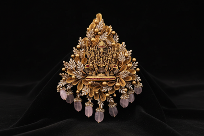 Nakshi Jewelry Polki Necklace Diamond Necklace Ganesha Pendant Diamond Jewelry Moissanite Necklace Bridal-SHABURIS [GANESHA101]