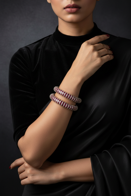 Diamond bangle,stone bangle,silver jewelry,gold bangle,wedding jewelry,statement jewelry,ruby bangle ,swarovski diamond bangle