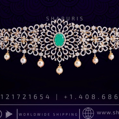 Diamond Vaddanam,South Indian Jewelry,Vaddanam,Kids Vaddanam,hip chain,diamond vaddanam,pure Silver indian jewelry - SHABURIS