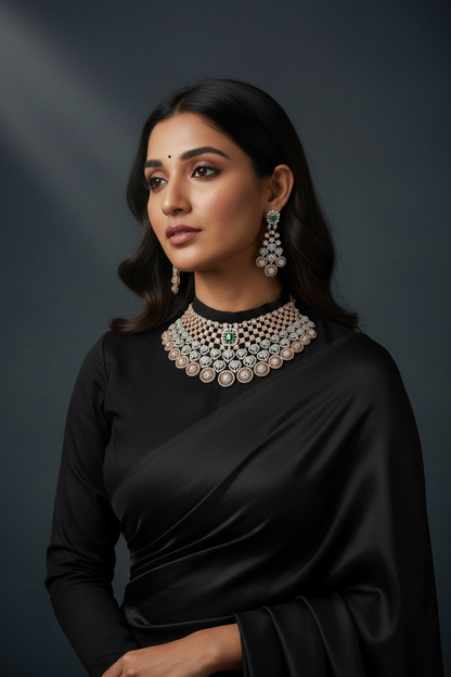 diamond necklace high end jewelry diamond jewelry silver jewelry indian wedding jewelry south indian gold jewelry designs -SHABURIS
