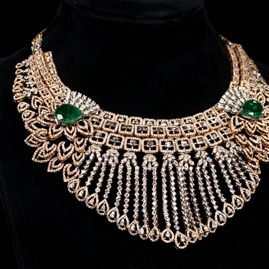 diamond necklace high end jewelry diamond jewelry silver jewelry indian wedding jewelry south indian gold jewelry designs -SHABURIS