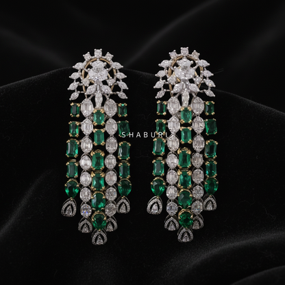 Polki Studs Polki Earrings Cocktail Earrings Diamond Studs Diamond Earrings Simple Studs Pearl Studs 925 Silver Earrings Silver Jewelry - SHABURIS