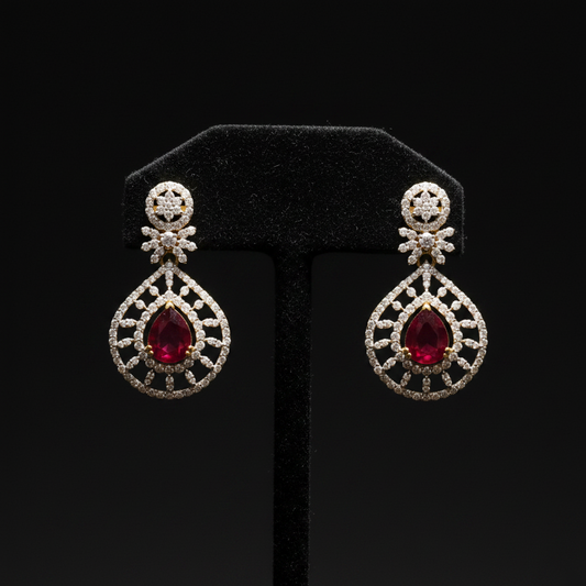 Polki Studs Polki Earrings Cocktail Earrings Diamond Studs Diamond Earrings Simple Studs Pearl Studs 925 Silver Earrings Silver Jewelry - SHABURIS