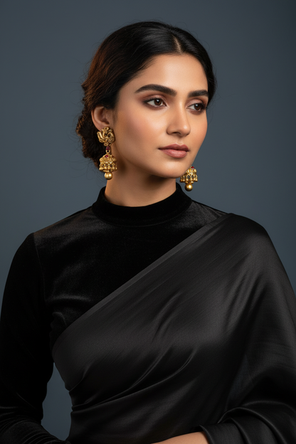 Nakshi Earrings Diamond Studs Diamond Earrings Simple Studs Pearl Studs 925 Silver Earrings Silver Jewelry - SHABURIS