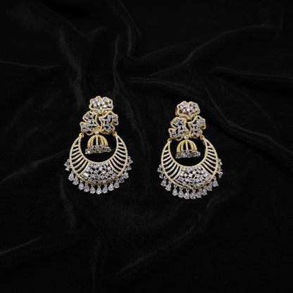 Polki Studs Polki Earrings Cocktail Earrings Diamond Studs Diamond Earrings Simple Studs Pearl Studs 925 Silver Earrings Silver Jewelry - SHABURIS
