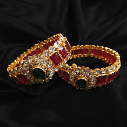 Ruby bangle polki bangle polki jewelry, diamond set,Swarovski diamond,Indian diamond necklace silver,diamond set for kids,kids jewelry,Indian jewelry