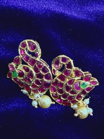 Diamond Earrings Bridal Jewelry Costume silver jewelry Alloy based Jewelry  - SHABURIS Fashion Jewelry