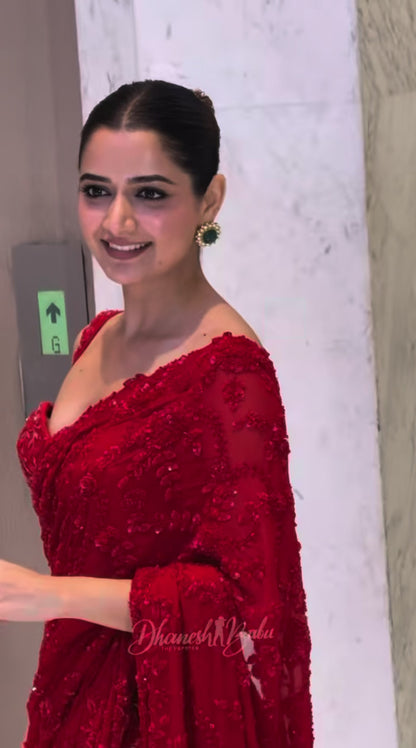 Ashika ranganath diamond earrings 925 silver jewelry 22k gold plated - SHABURIS