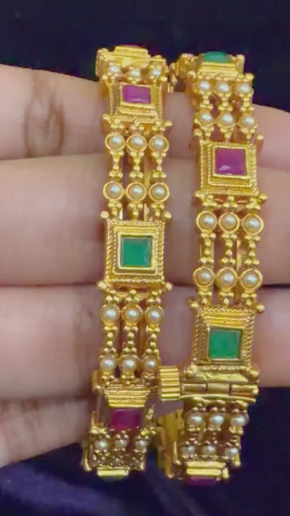 Diamond Bangles Bridal Jewelry Costume silver jewelry Alloy based Jewelry  - SHABURIS Fashion Jewelry