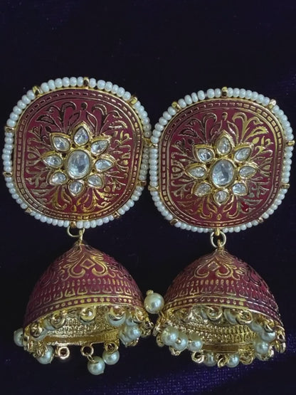 Diamond Earrings Bridal Jewelry Costume silver jewelry Alloy based Jewelry  - SHABURIS Fashion Jewelry