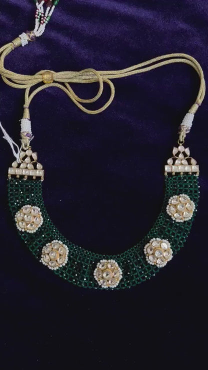 Diamond Necklace Bridal necklace Costume silver jewelry Alloy based Jewelry  - SHABURIS Fashion Jewelry