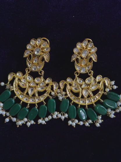 Diamond Earrings Bridal Jewelry Costume silver jewelry Alloy based Jewelry  - SHABURIS Fashion Jewelry