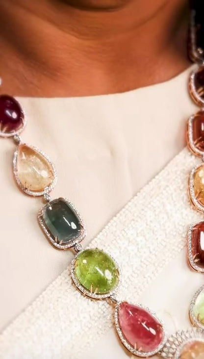 Prabha reddy necklace Sabyasachi Necklace 925 silver jewelry - SHABURIS