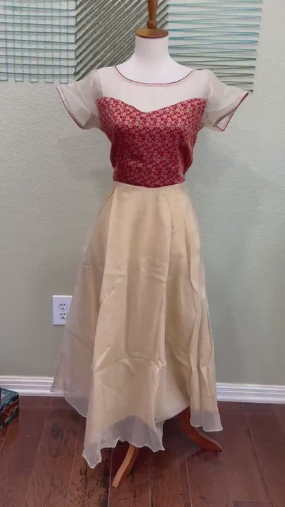 Long Dress –  Party Wear Dress - Festive & Wedding Ethnic Wear