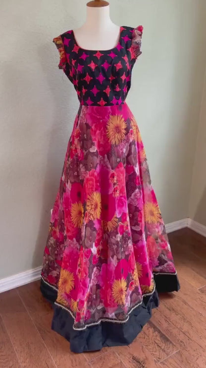 Long Dress –  Party Wear Dress - Festive & Wedding Ethnic Wear