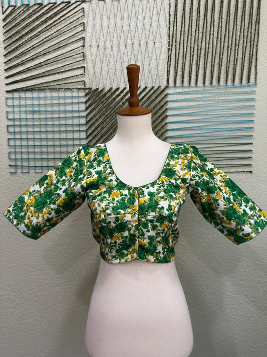 Cocktail Blouse for Saree – Pattern Blouse- Artisan Silk Blouse – Festive & Wedding Ethnic Wear