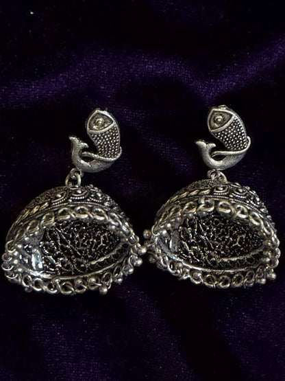 Diamond Earrings Bridal Jewelry Costume silver jewelry Alloy based Jewelry  - SHABURIS Fashion Jewelry