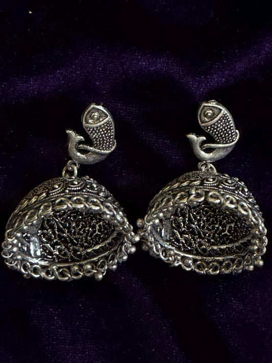 Diamond Earrings Bridal Jewelry Costume silver jewelry Alloy based Jewelry  - SHABURIS Fashion Jewelry