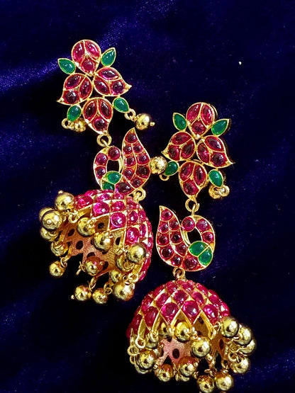 Diamond Earrings Bridal Jewelry Costume silver jewelry Alloy based Jewelry  - SHABURIS Fashion Jewelry