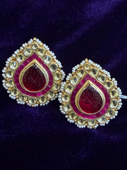 Diamond Earrings Bridal Jewelry Costume silver jewelry Alloy based Jewelry  - SHABURIS Fashion Jewelry