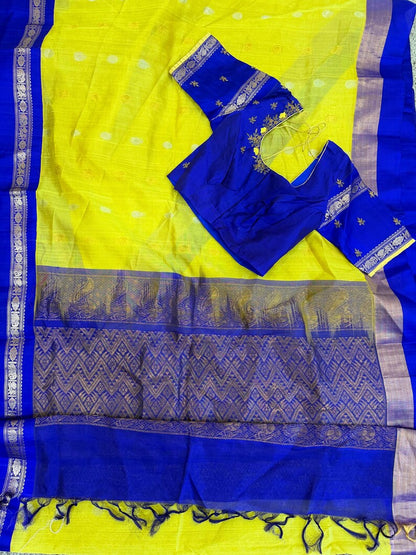 Paithani kanchi sarees patola saree Bandhini sarees Mangalgiri Gadwa mysore Silk Kalamkari sarees with stitched blouse