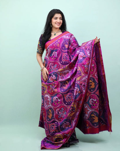 Patola saree with blouse