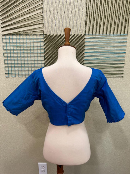 Cocktail Blouse for Saree – Pattern Blouse- Artisan Silk Blouse – Festive & Wedding Ethnic Wear