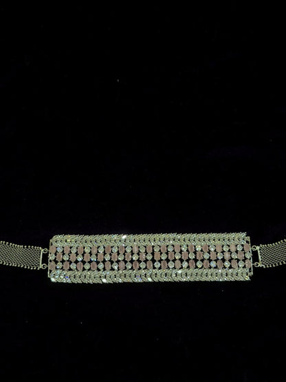 Diamond Necklace Bridal necklace Costume silver jewelry Alloy based Jewelry  - SHABURIS Fashion Jewelry
