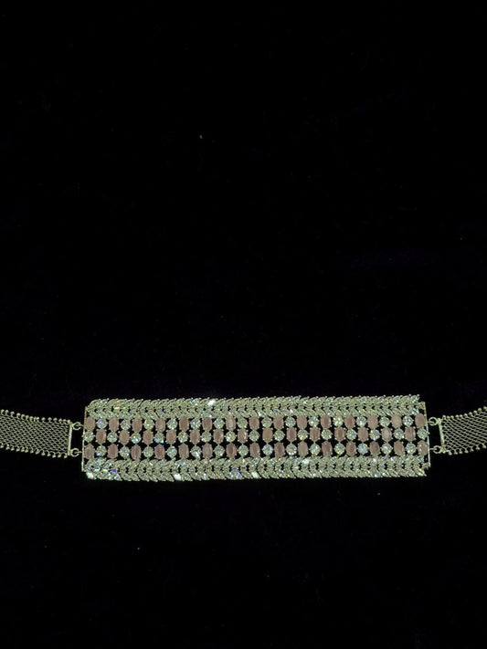 Diamond Necklace Bridal necklace Costume silver jewelry Alloy based Jewelry  - SHABURIS Fashion Jewelry