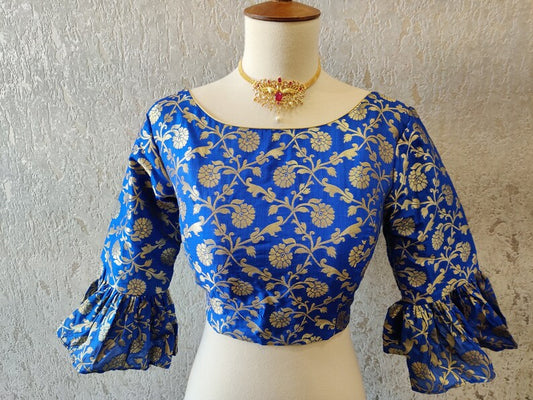 Cocktail Blouse for Saree – Pattern Blouse- Artisan Silk Blouse – Festive & Wedding Ethnic Wear